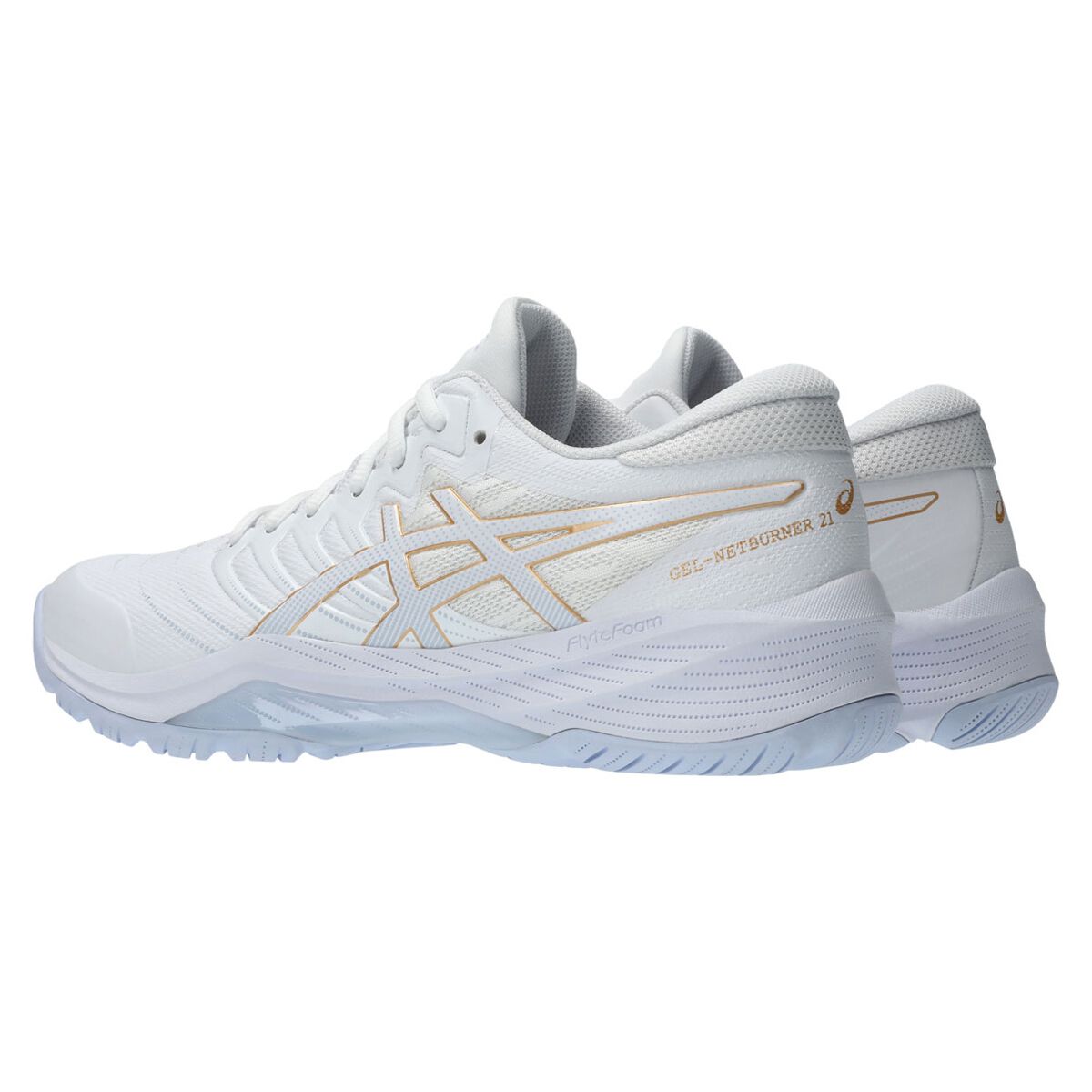 Asics GEL Netburner 21 D Wide Fit BIO Womens Netball Shoes