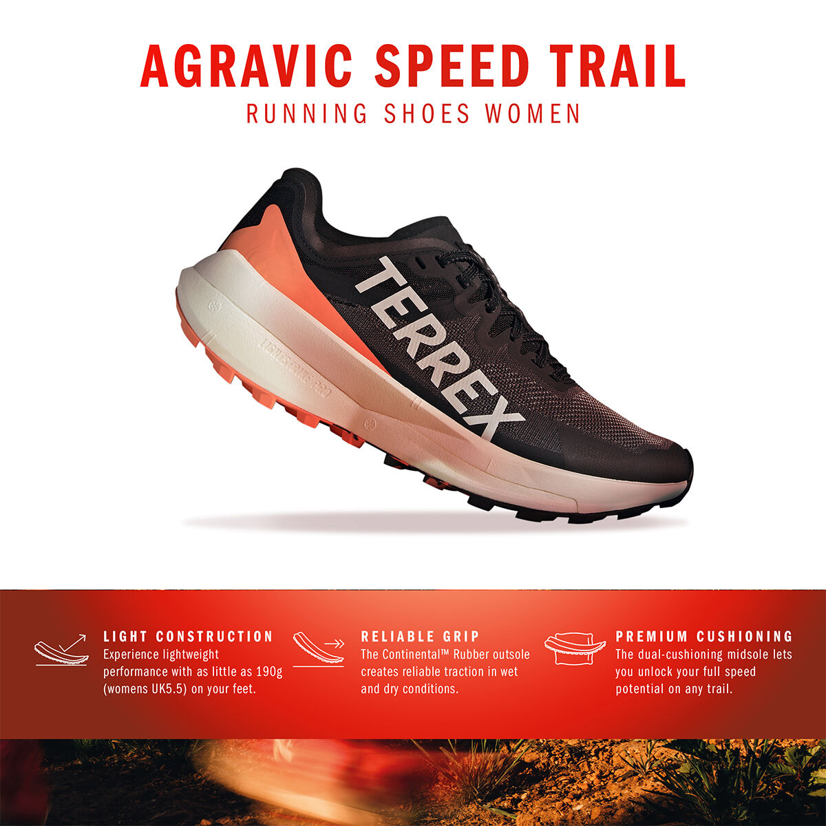 adidas Terrex Agravic Speed Womens Trail Running Shoes