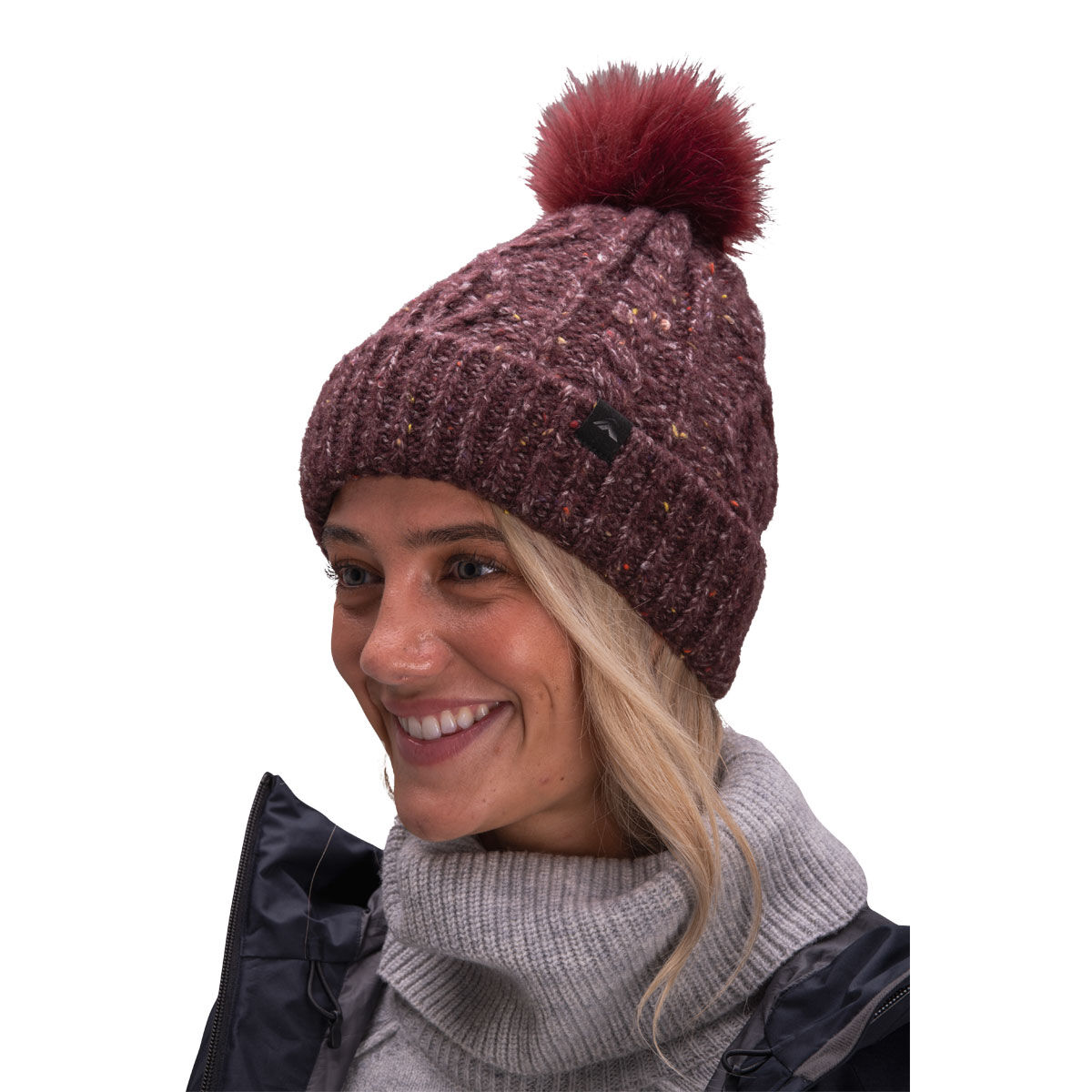macpac Unisex Flecked Pom Pom Beanie