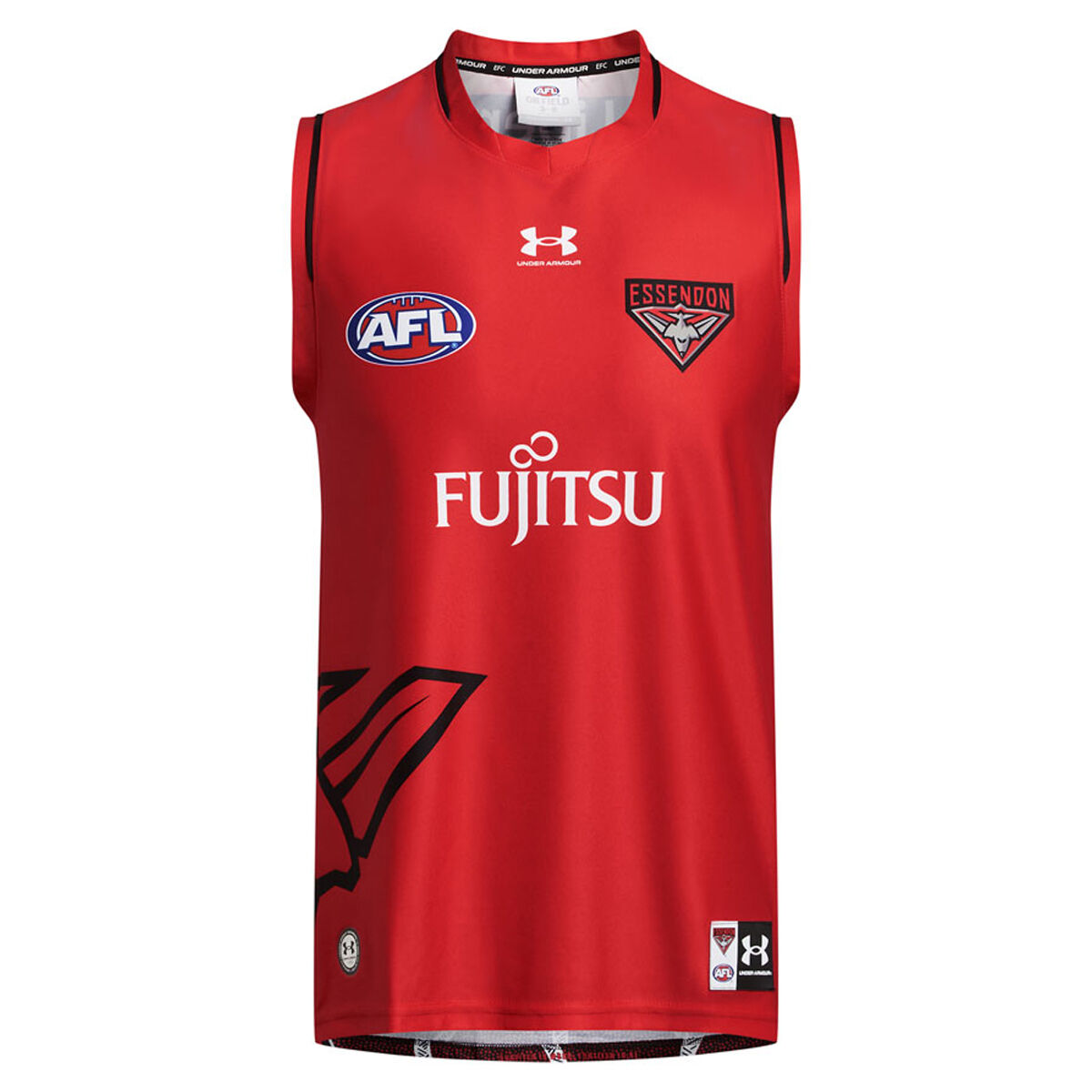 Essendon Bombers Mens 2024 Training Guernsey Red XXL