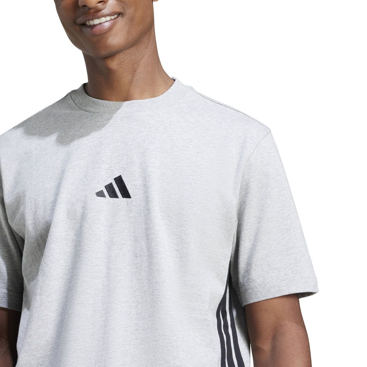 adidas Mens Essentials 3-Stripes Tee