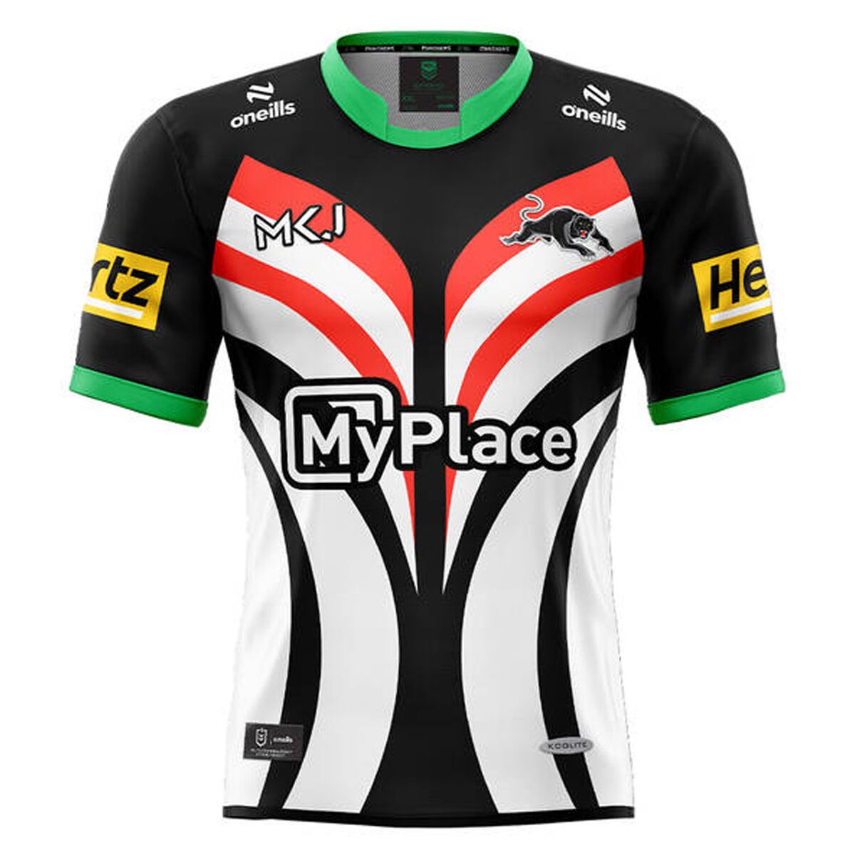 Penrith Panthers Mens 2025 Warm Up Tee