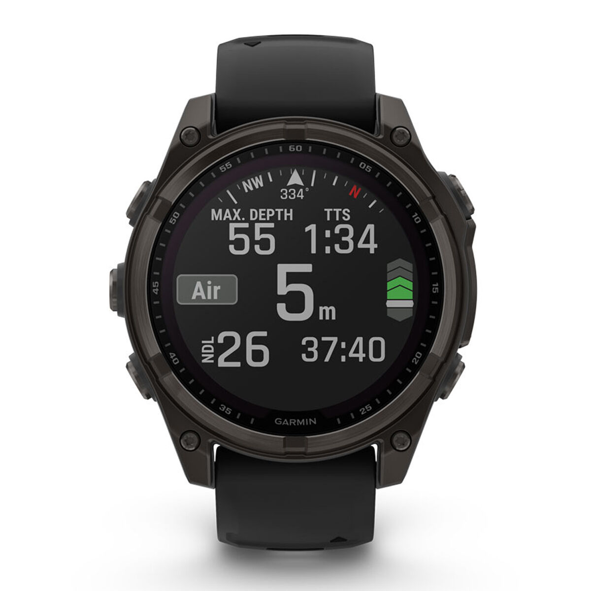 Garmin Fenix 8 47mm Sapphire Solar Watch - Black
