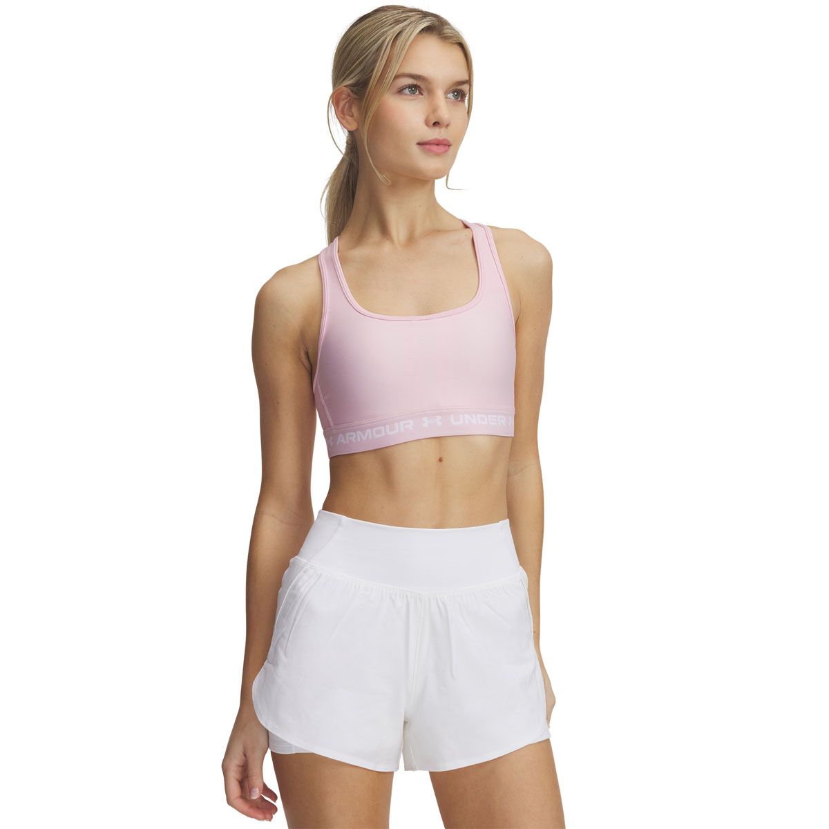 Under Armour Womens Crossback Mid Support Sports Bra