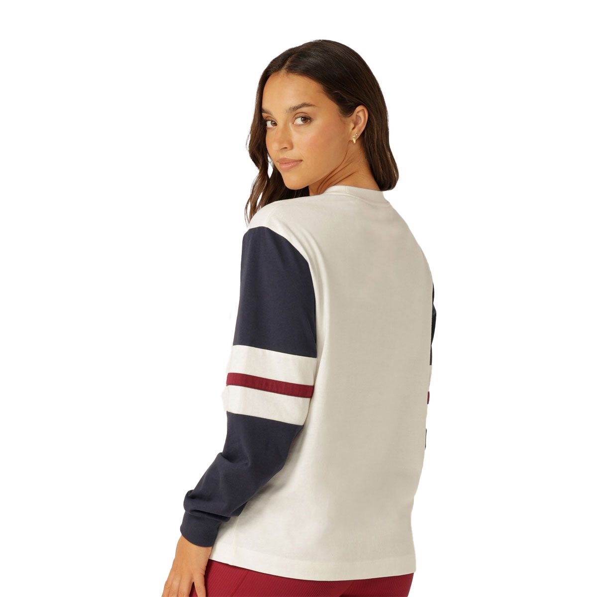 Lorna Jane Womens Varsity Long Sleeve Tee
