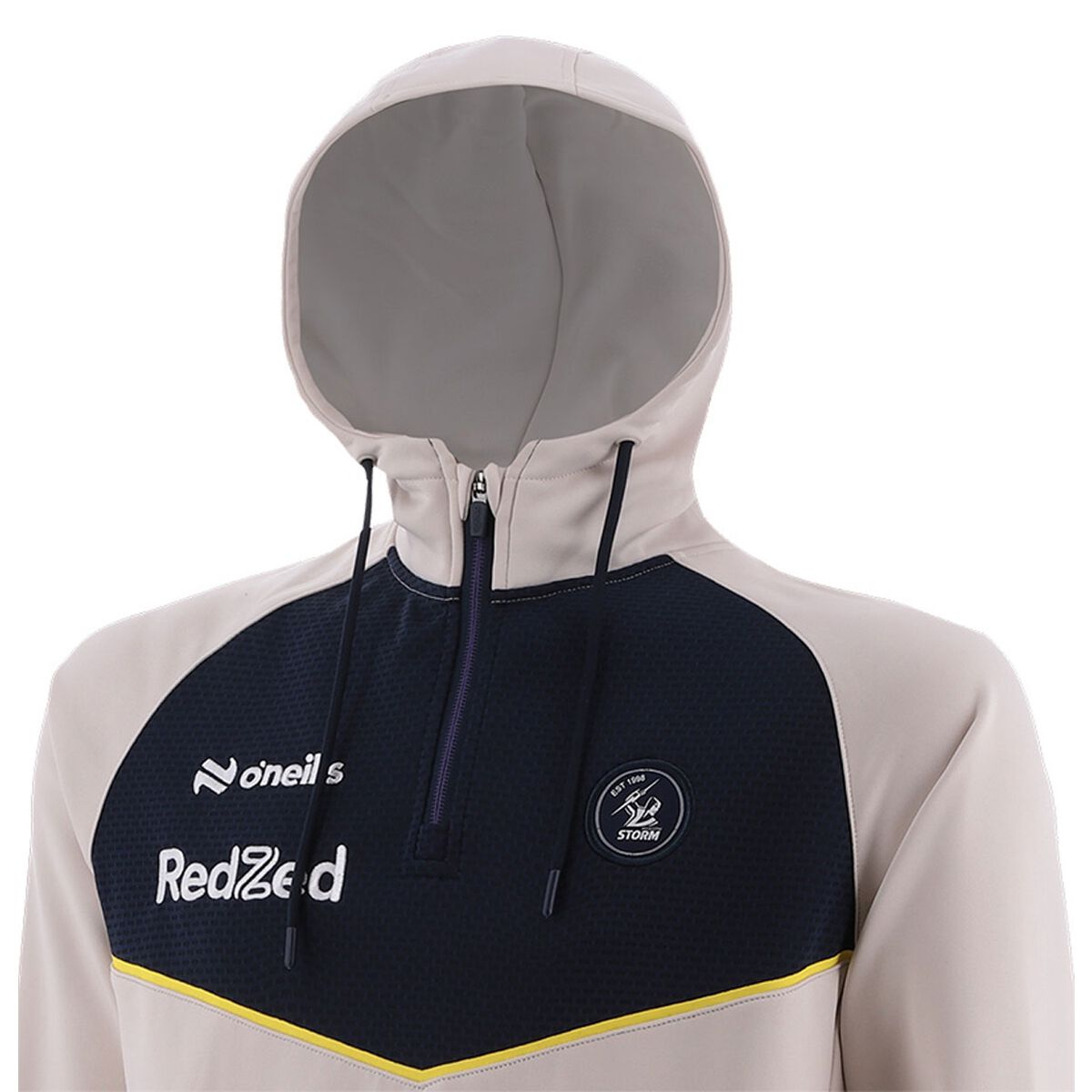Melbourne Storm Mens 2025 Leisure Tech Fleece Hoodie