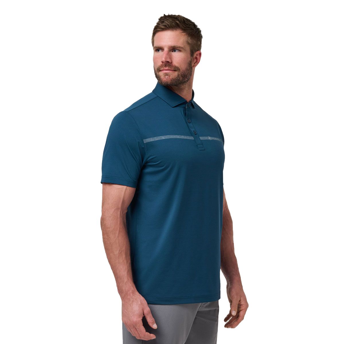 Travis Mathew Mens The Heater Pro Golf Polo