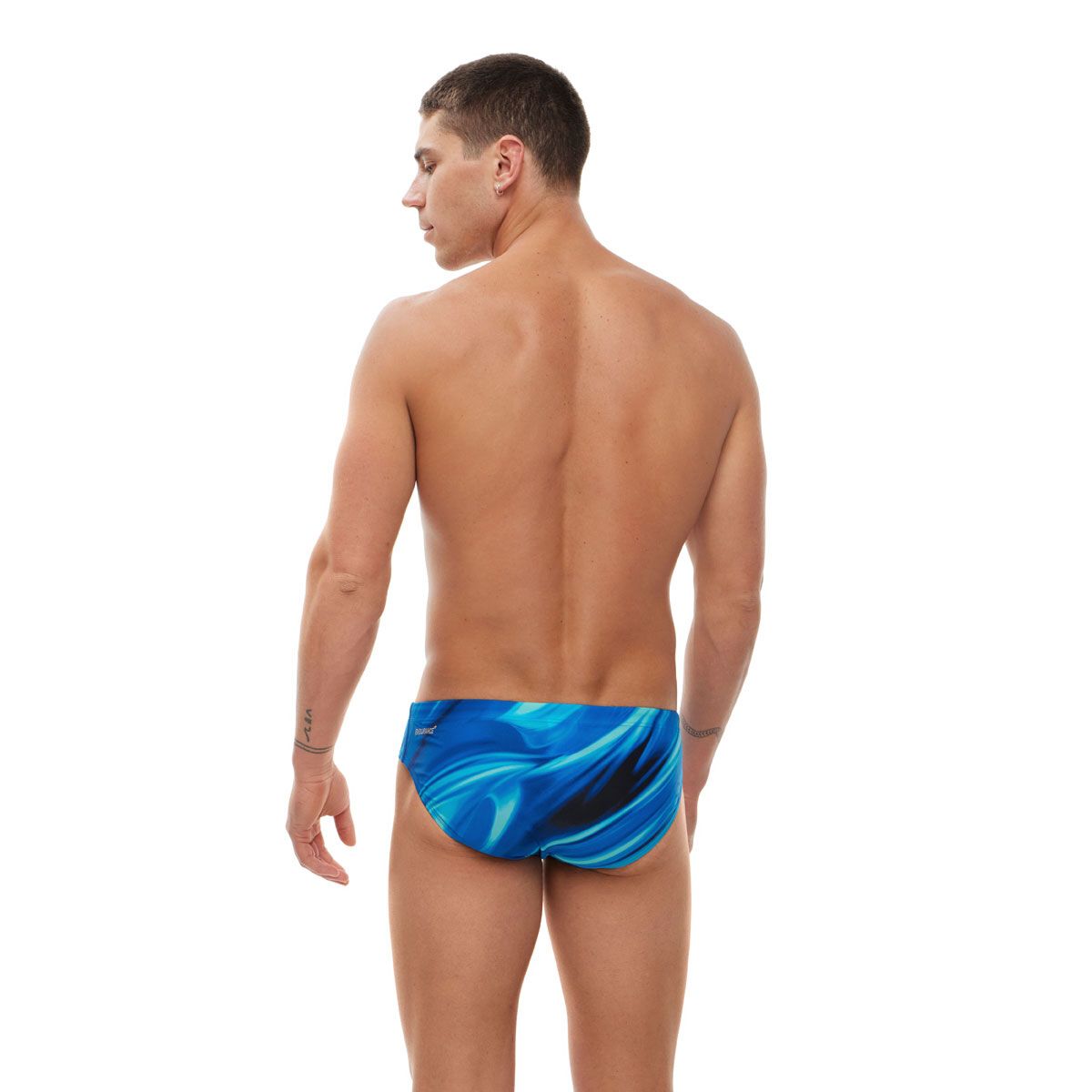 Speedo Mens Razer Printed 7cm Swim Briefs