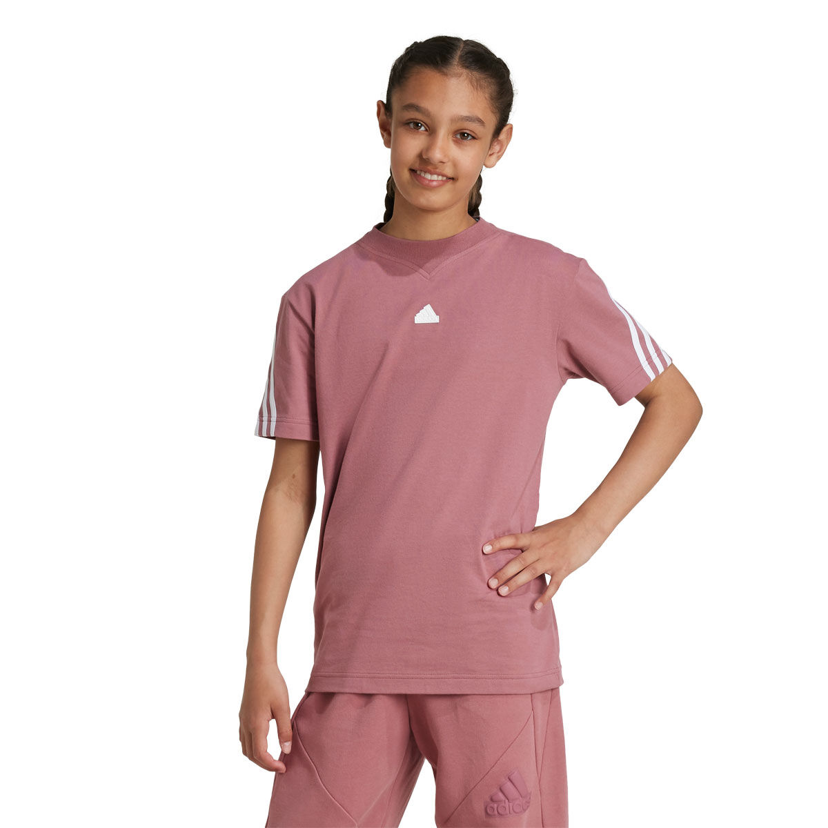 adidas Junior Future Icons 3-Stripes Tee