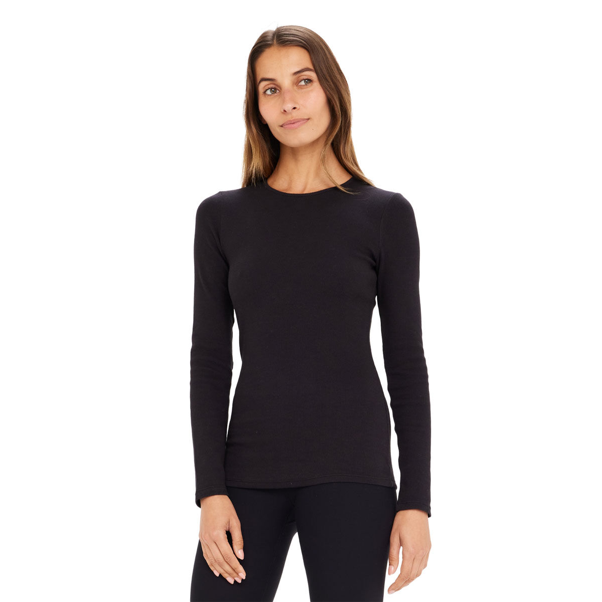 The Upside Womens Rib Chrissy Long Sleeve Top