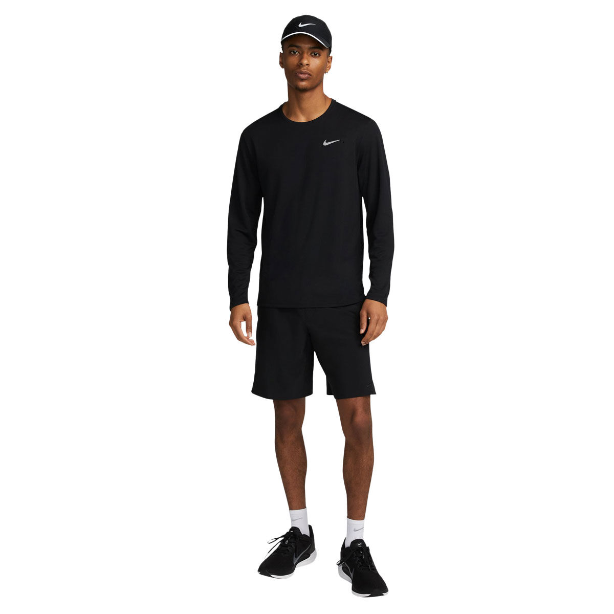 Nike Mens Dri-FIT Miler UV Running Long Sleeve Tee