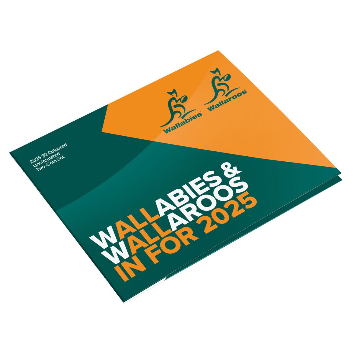 Wallabies & Wallaroos 2025 $2 Uncirculated Two Coin Set