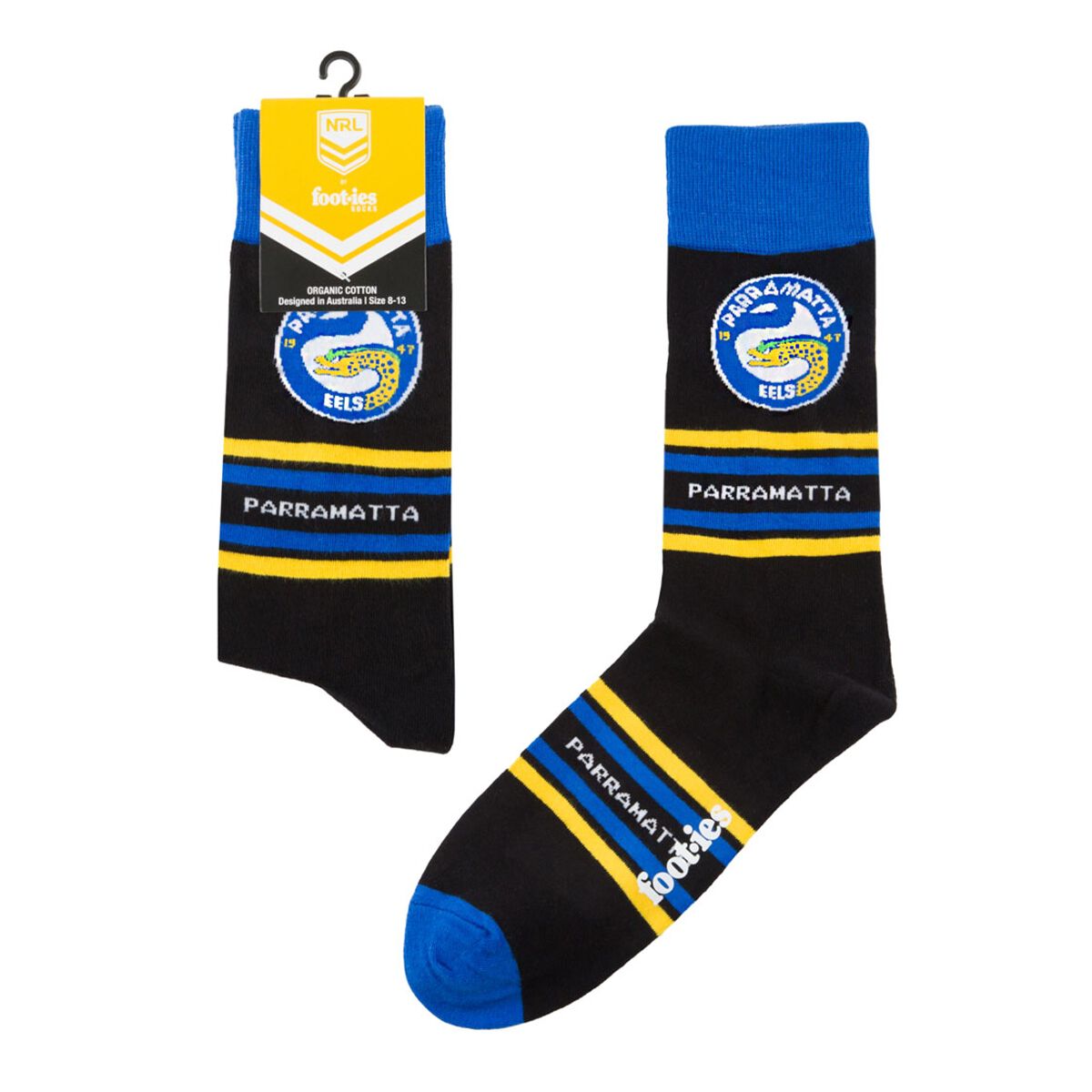 Parramatta Eels Stripe Organic Cotton Socks