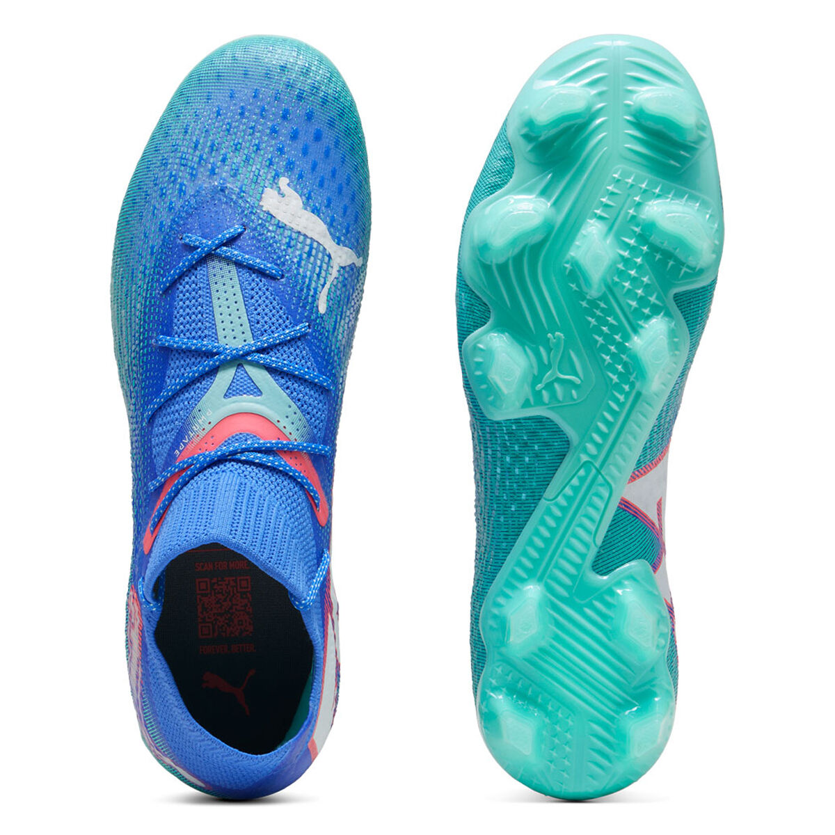 Puma Future 7 Ultimate Football Boots Blue/White US Mens 7 / Womens 8.5