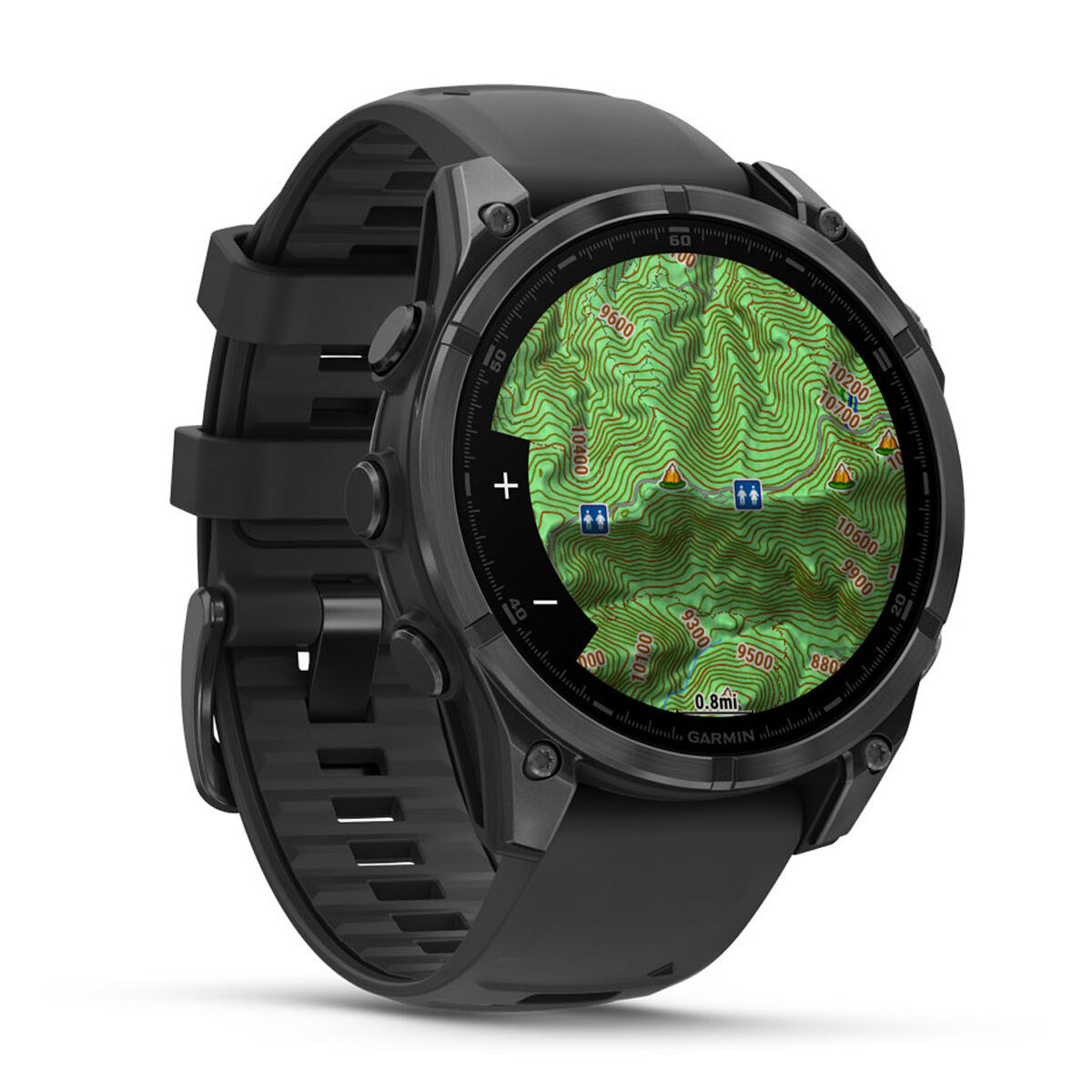Garmin Fenix 8 47mm AMOLED Glass Watch - Slate/Steel