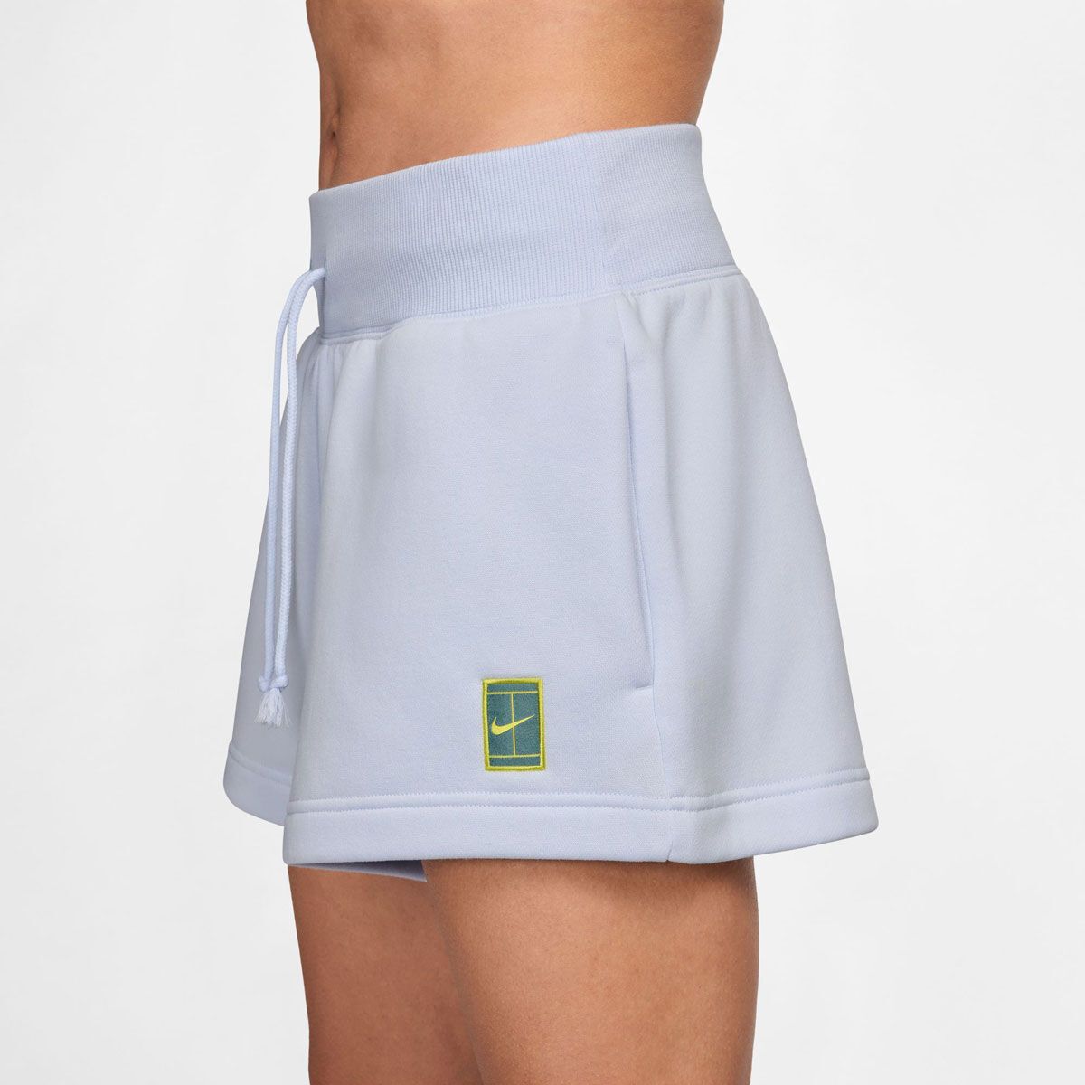 NikeCourt Womens Heritage Phoenix Fleece High Rise Shorts