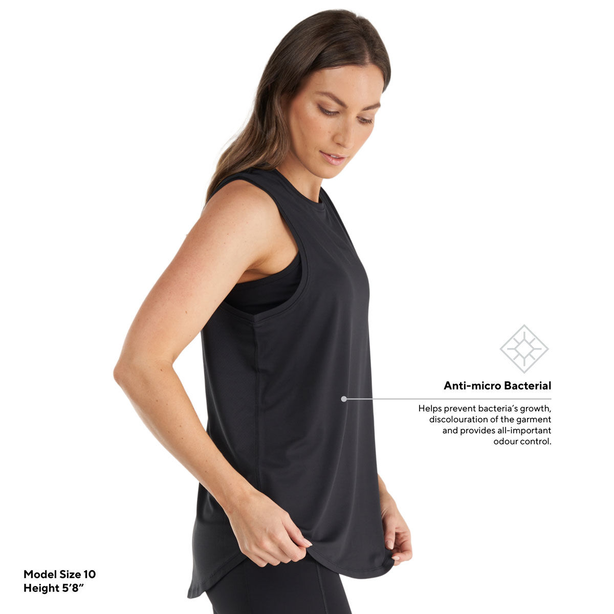 Ell/Voo Womens Essentials Workout Muscle Tank