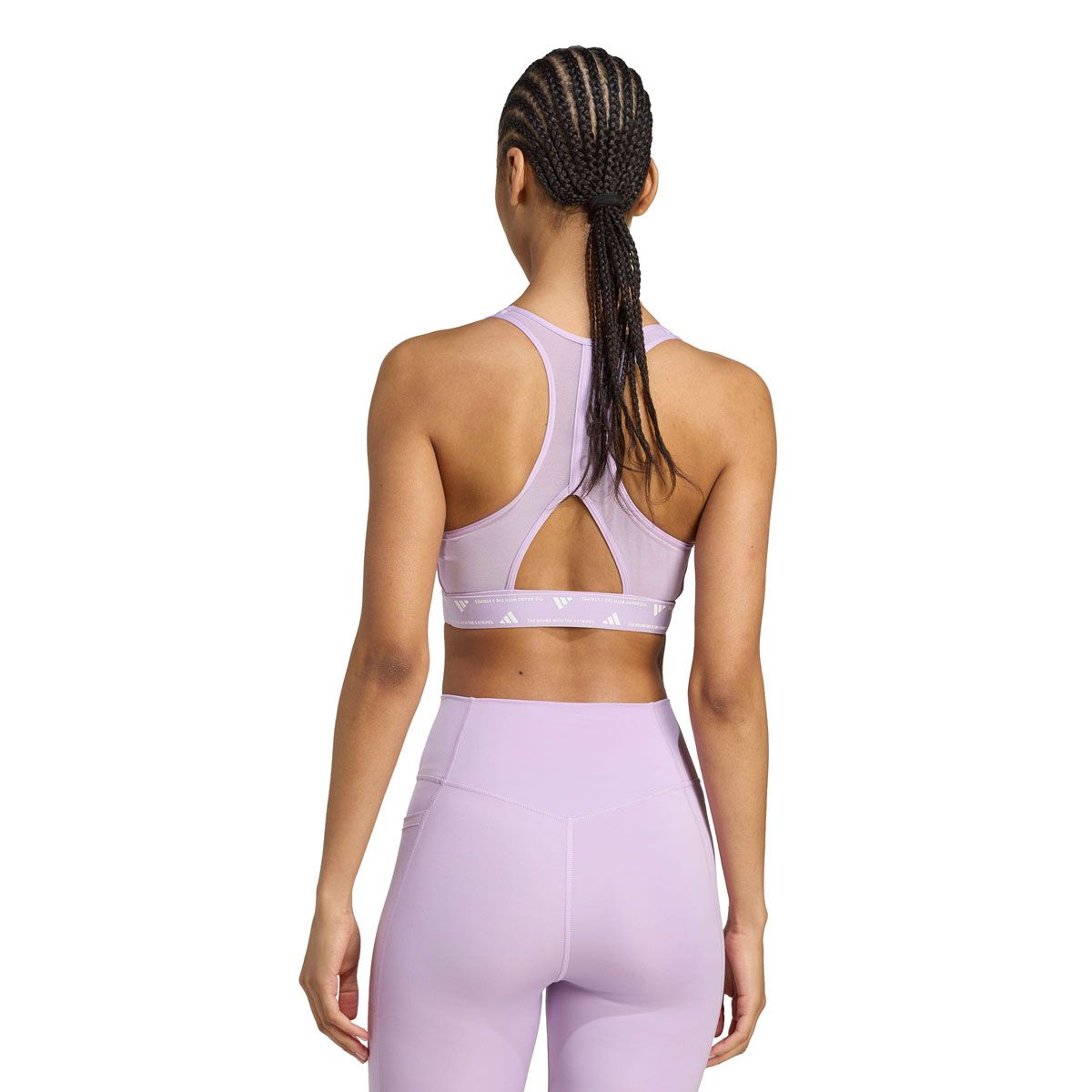 adidas Womens PowerReact High Support Sports Bra