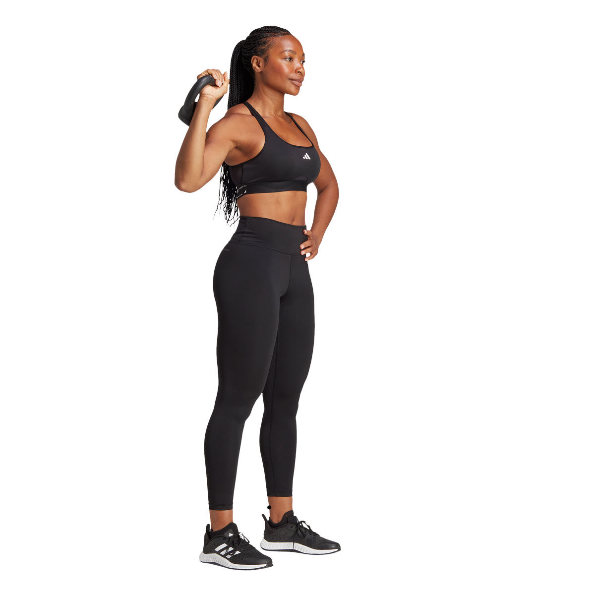 adidas Womens PowerReact Medium Support Training Sports Bra