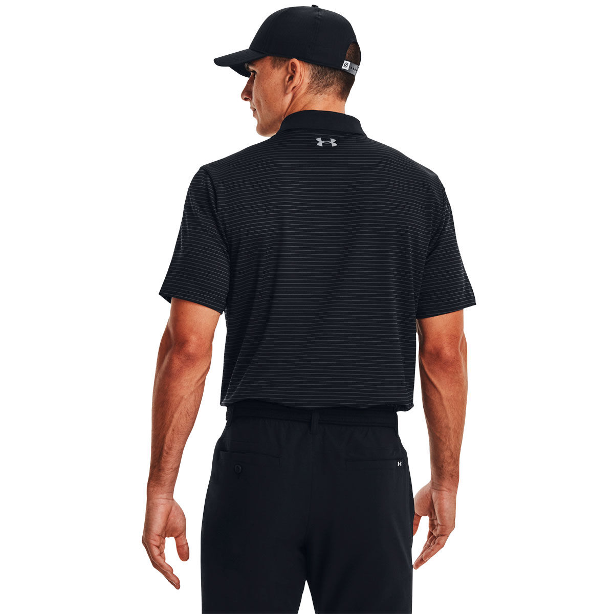 Under Armour Mens Performance 3.0 Stripe Golf Polo
