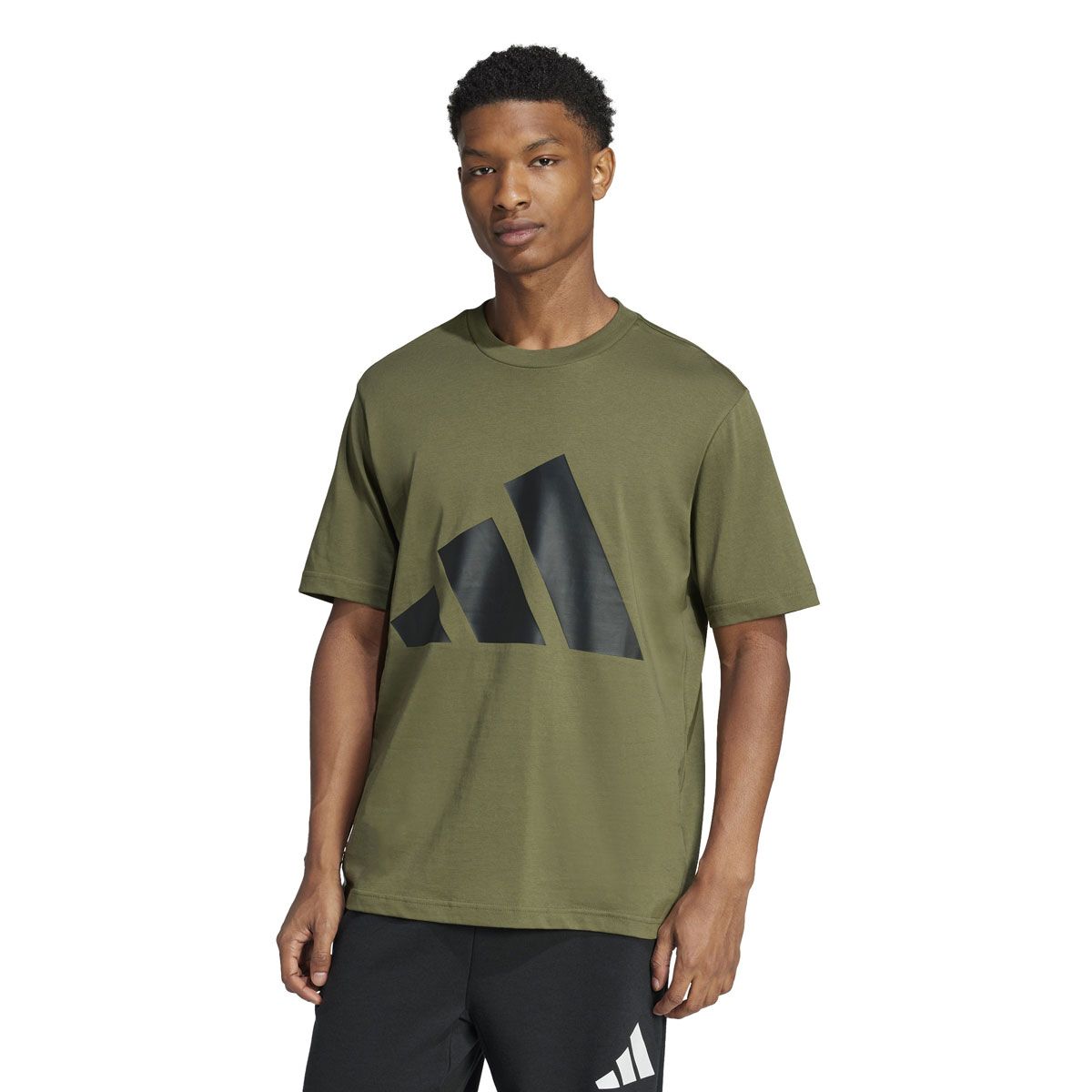 adidas Mens Big Logo Single Jersey Tee