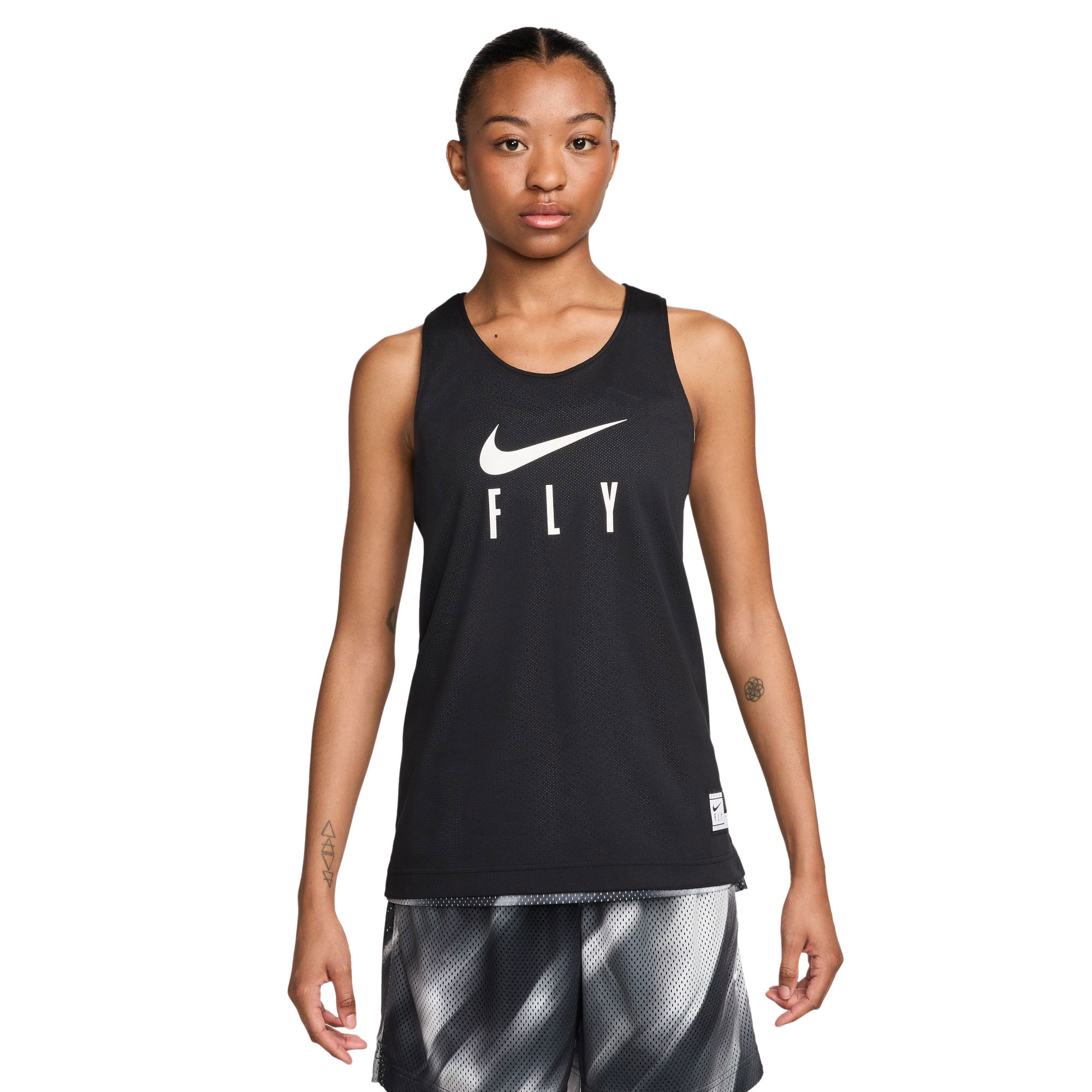 Nike Womens Swoosh Fly Reversible Basketball Tank