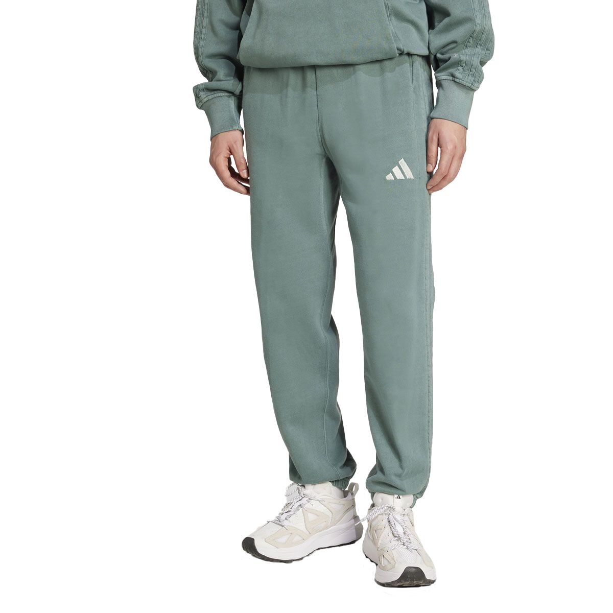 adidas Mens All SZN Fleece Pigment Dye Loose Track Pants