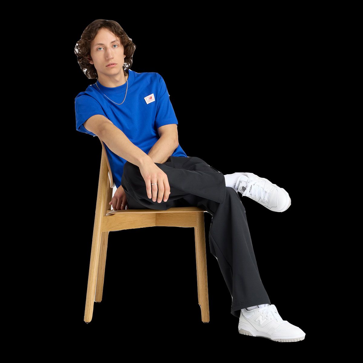 New Balance Mens Woven Label Tee