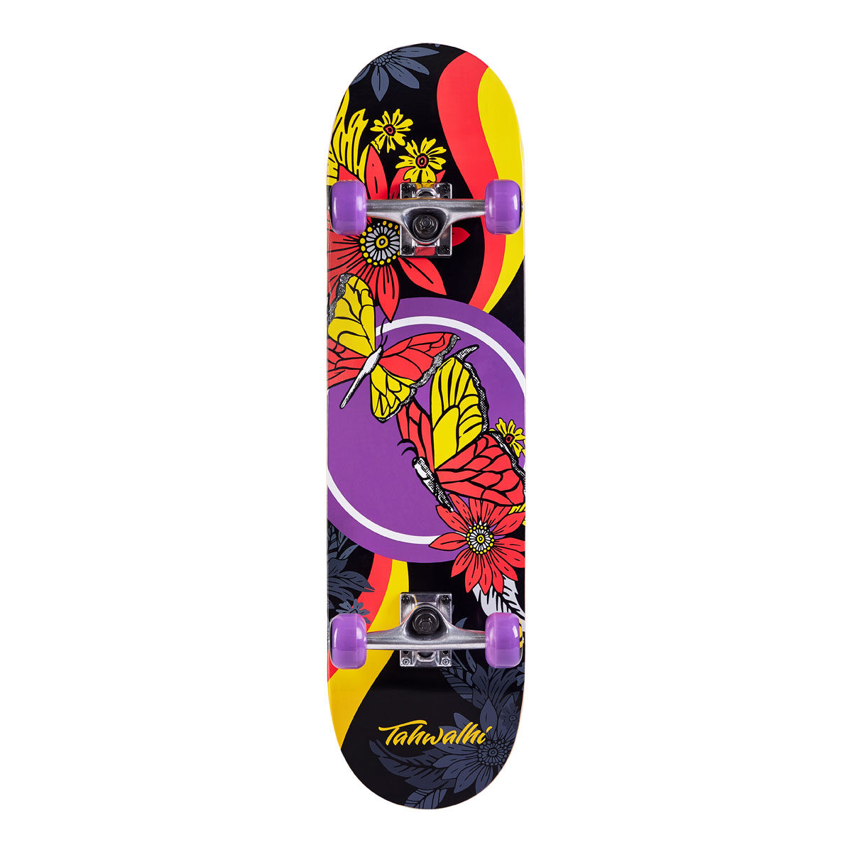 Tahwalhi Ramp Floral Butterfly Skateboard
