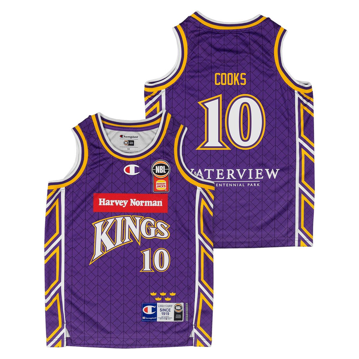 Sydney Kings Mens Xavier Cooks 2025/26 Home Basketball Jersey