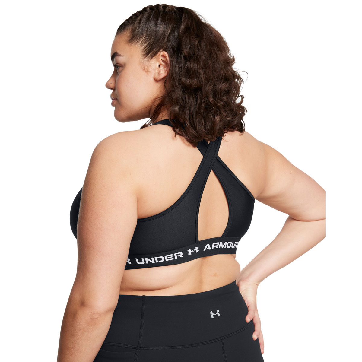 Under Armour Womens Crossback Mid Support Sports Bra