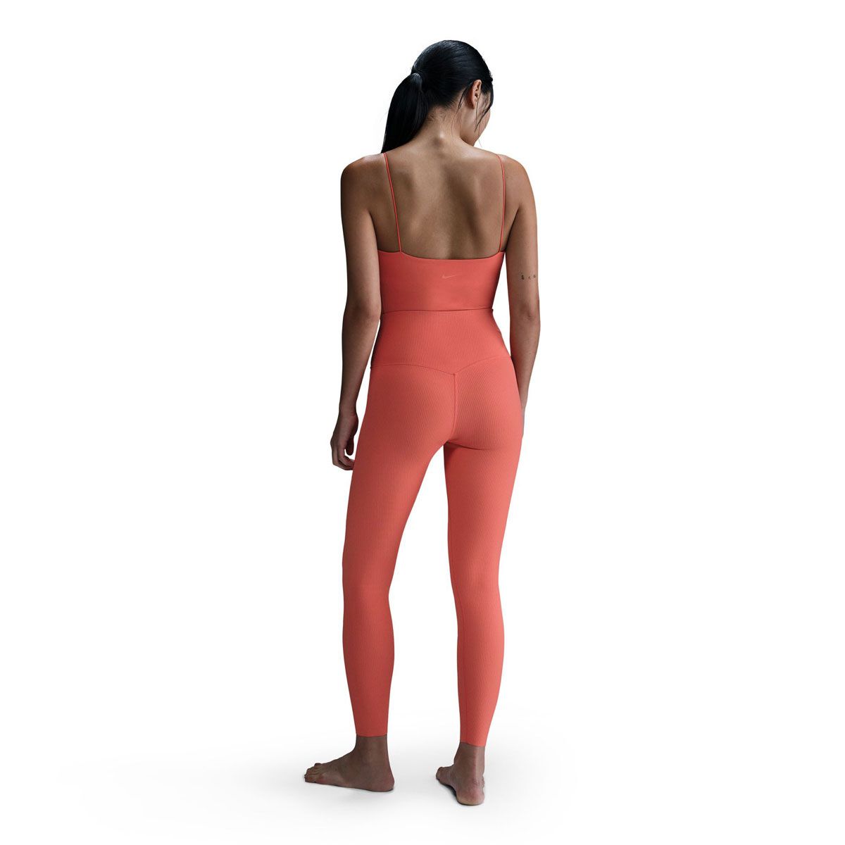 Nike Womens Zenvy Dri-FIT High Rise 7/8 Rib Tights