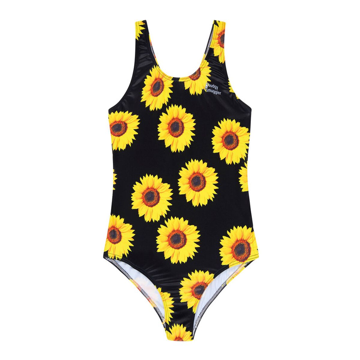 Budgy Smuggler Girls Sunflowers One Piece Swimsuit
