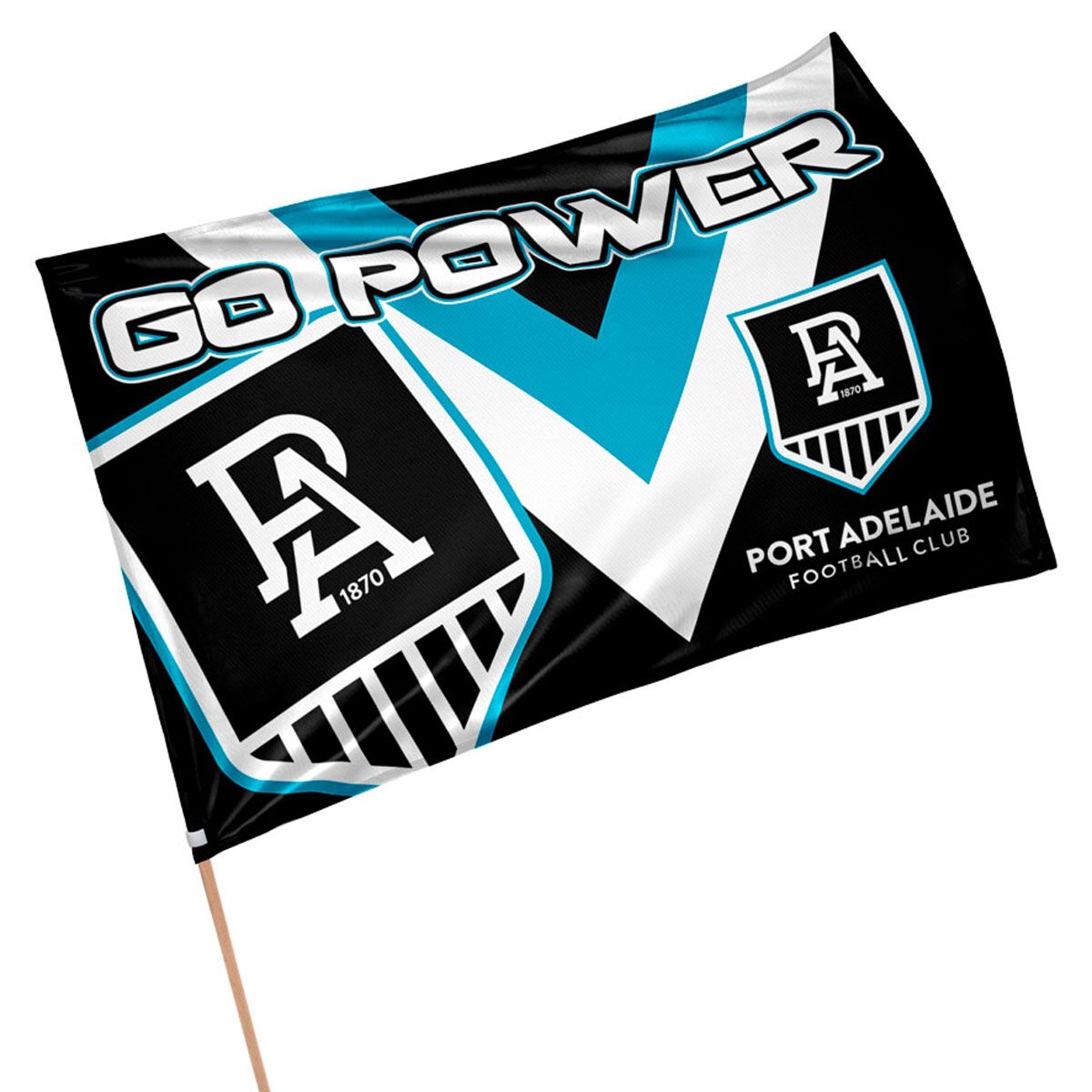 Port Adeliade Power Game Day Flag