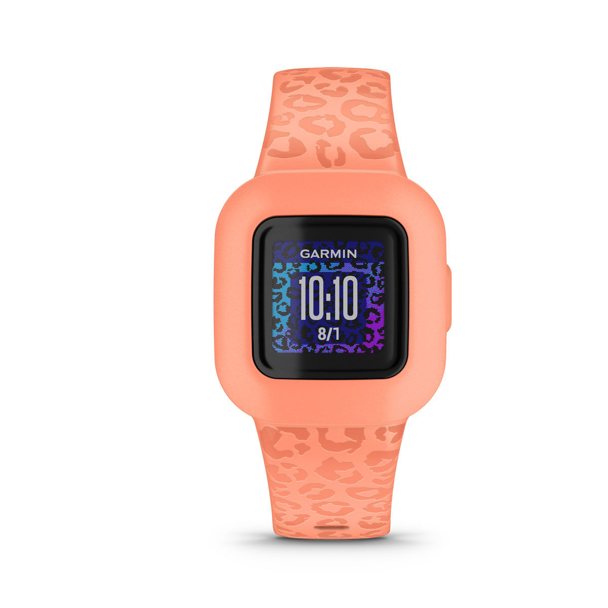 Garmin Vívofit jr. 3 Watch - Peach Leopard