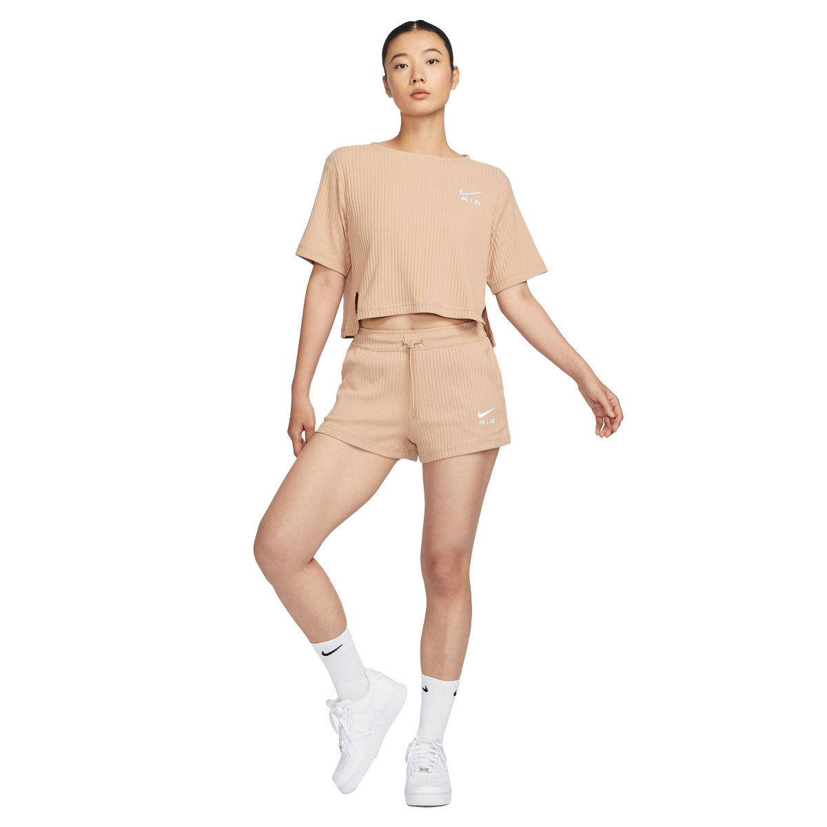 Nike Womens Sportswear Ribbed Jersey Tee