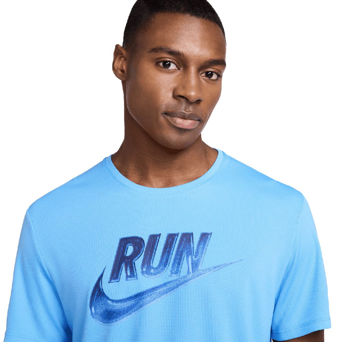 Nike Mens Miler Dri-FIT Run Energy Running Tee