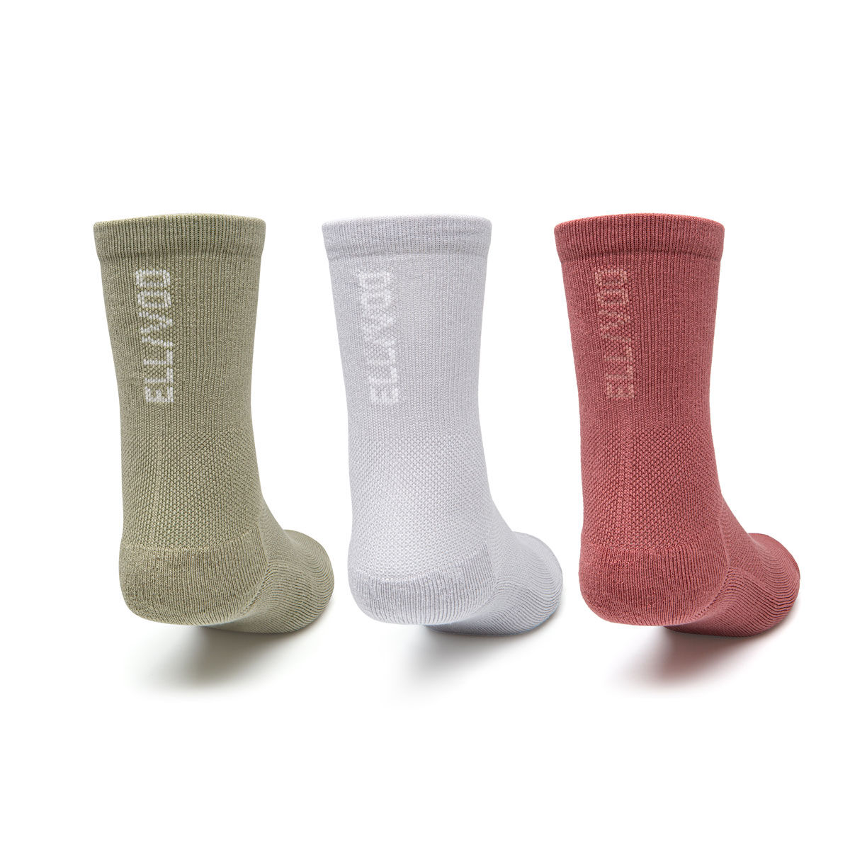 Ell/Voo Womens Crew Socks 3 Pack