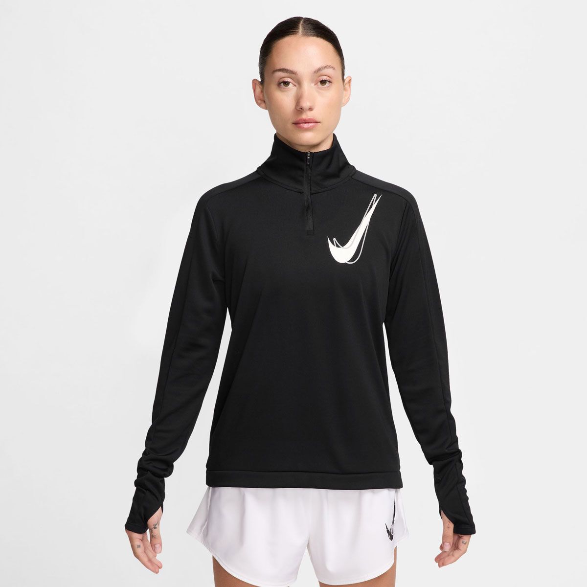 Nike Womens Swoosh Half Zip Running Mid Layer