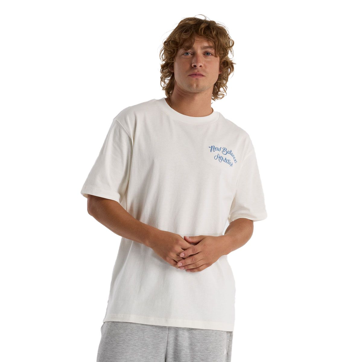 New Balance Mens Athletics Relaxed League Tee