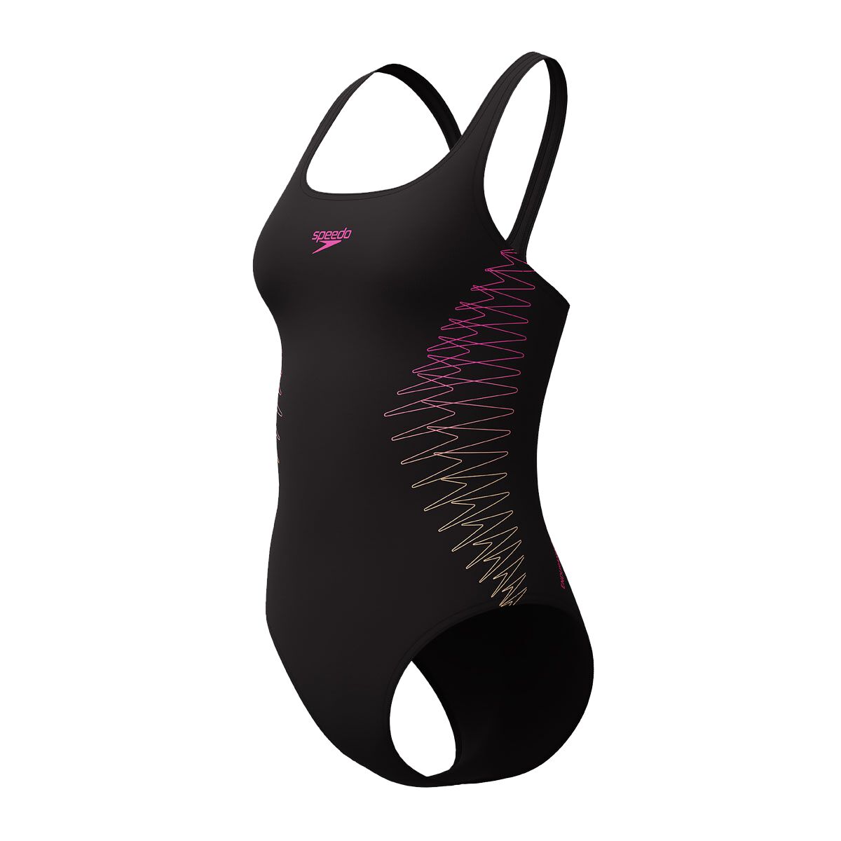 Speedo Womens Placement Muscleback One Piece Swimsuit