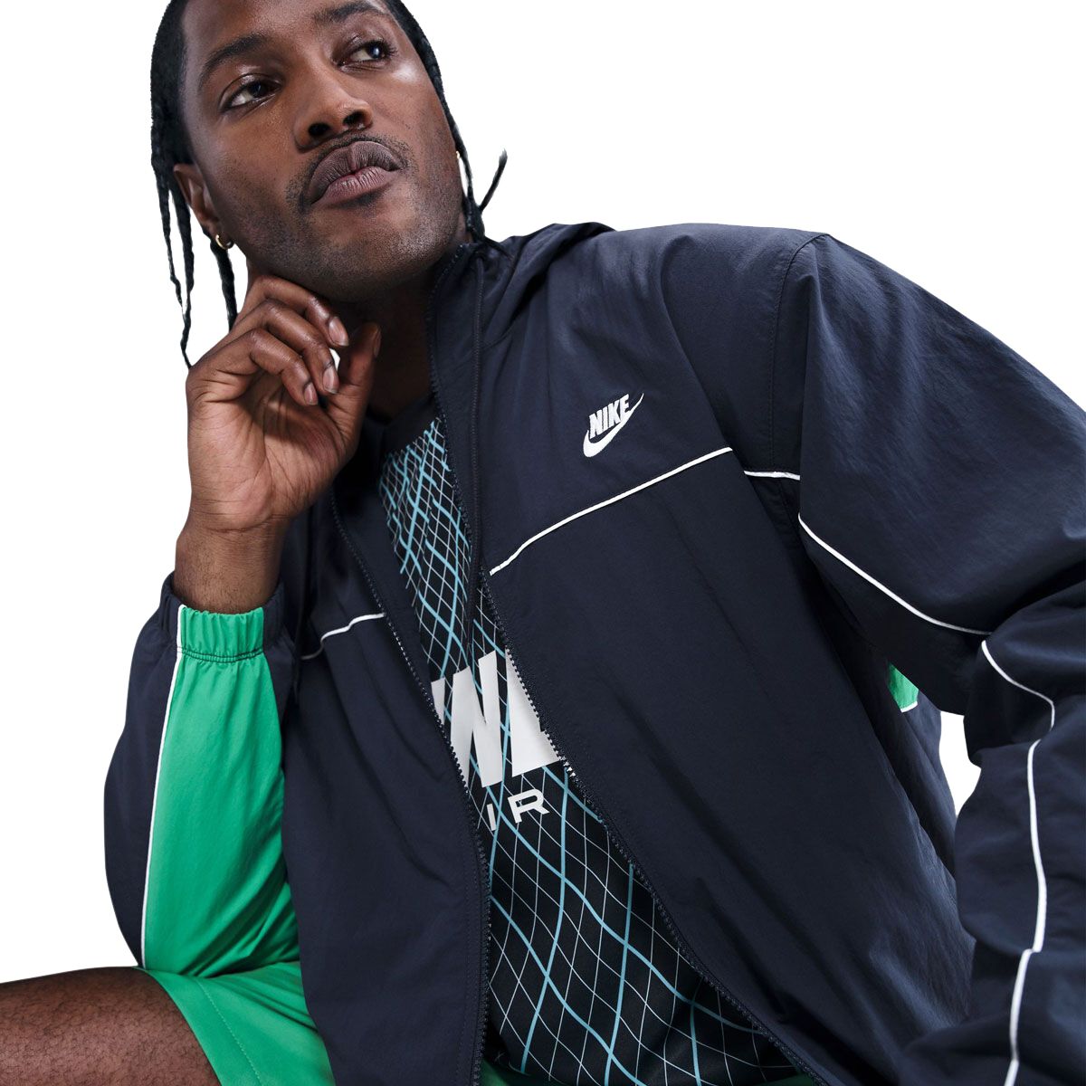 Nike Mens Club Athlete Hooded Jacket