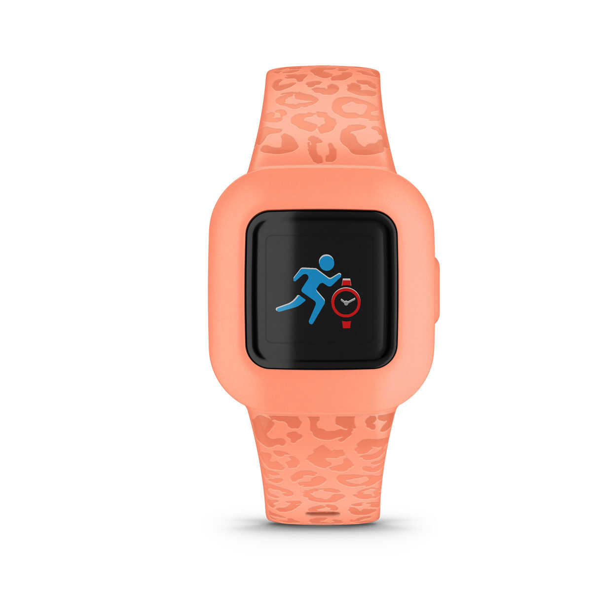 Garmin Vívofit jr. 3 Watch - Peach Leopard