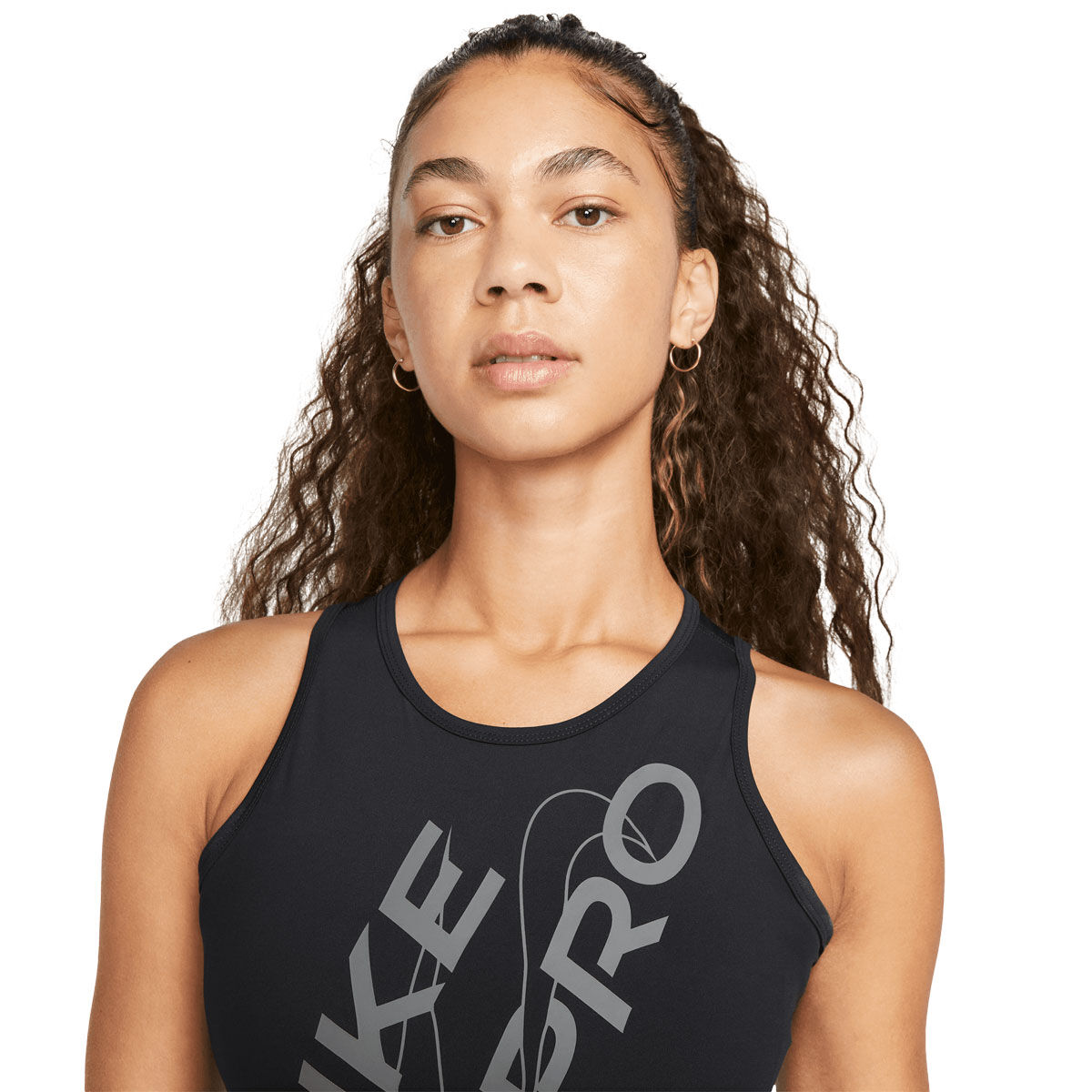 Nike Pro Womens Dri-FIT Graphic Crop Training Tank