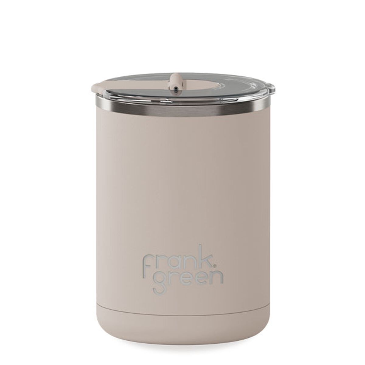 Frank Green Hinged Reusable Cup 355ml/12oz - Silver/Moon Dust
