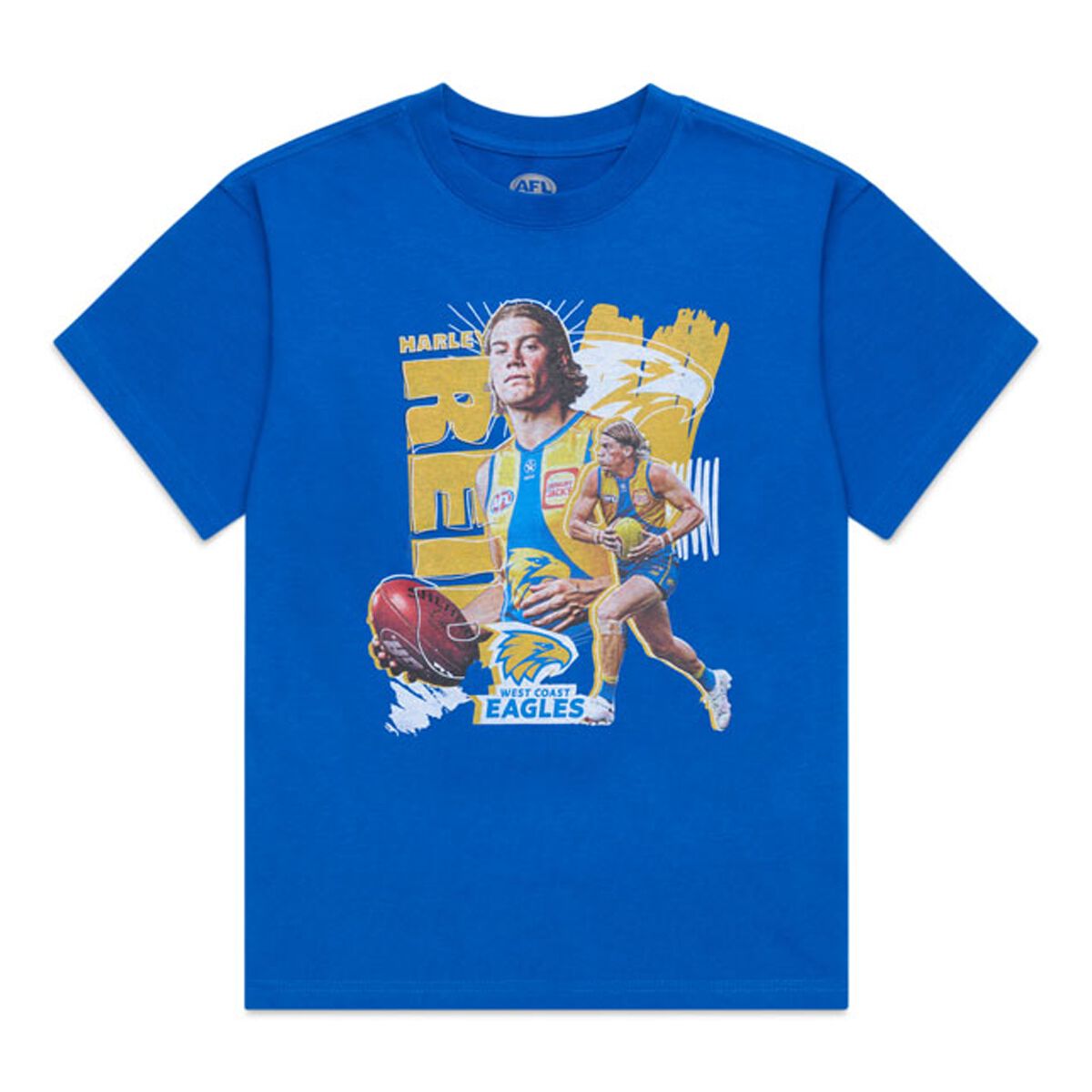 West Coast Eagles Kids Harley Reid Tee