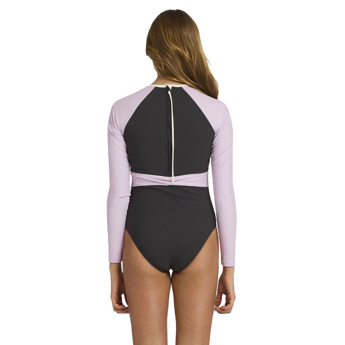 Roxy Womens Active Colour Block Long Sleeve Onesie Swimsuit