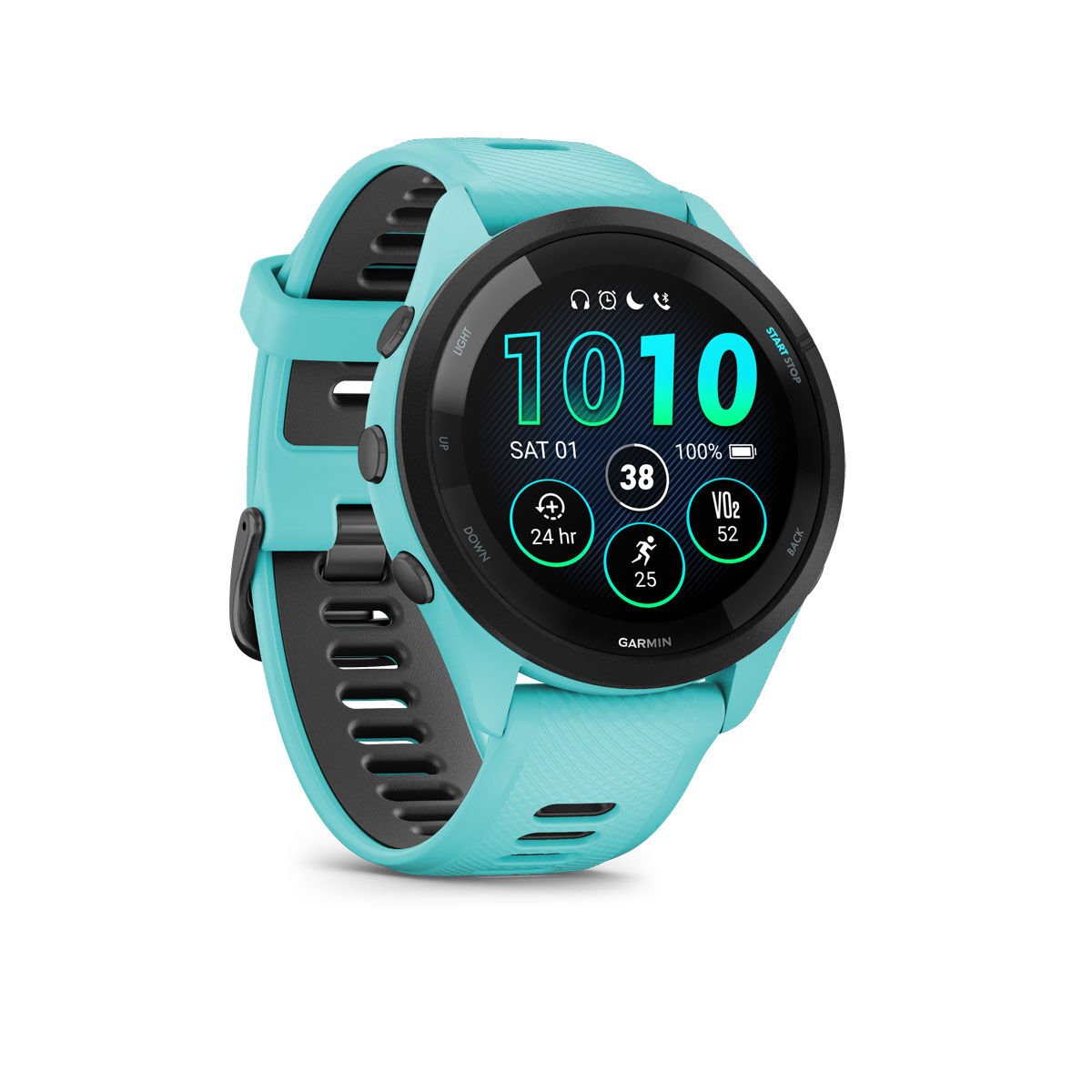 Garmin Forerunner 265 Watch - Aqua Black