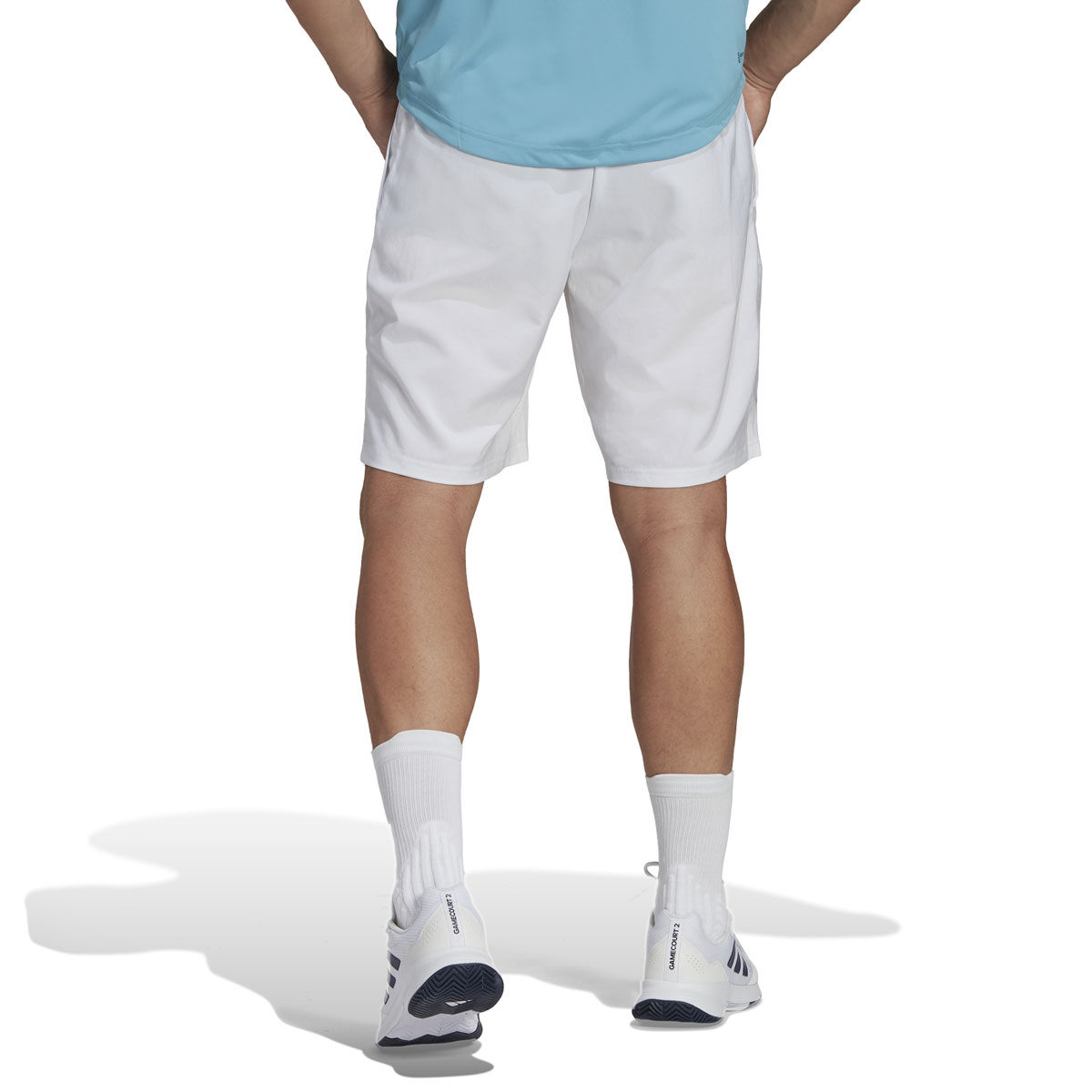adidas Mens AEROREADY Club 3-Stripes Tennis Shorts