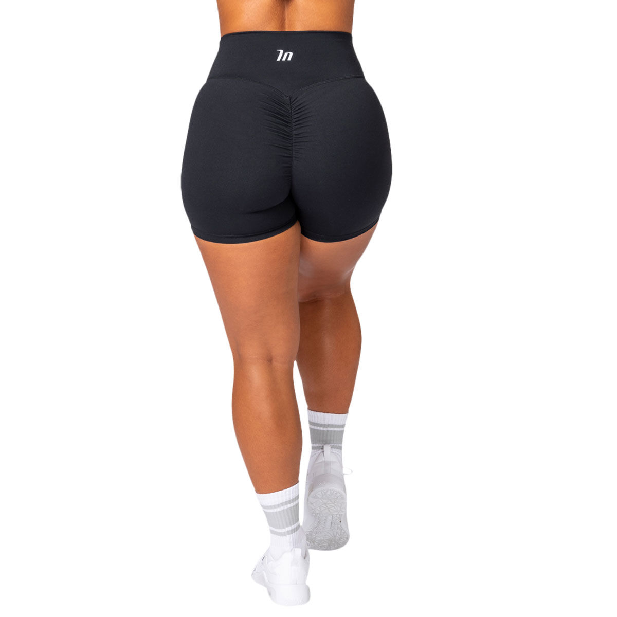 Muscle Nation Womens Signature Scrunch Midway Shorts